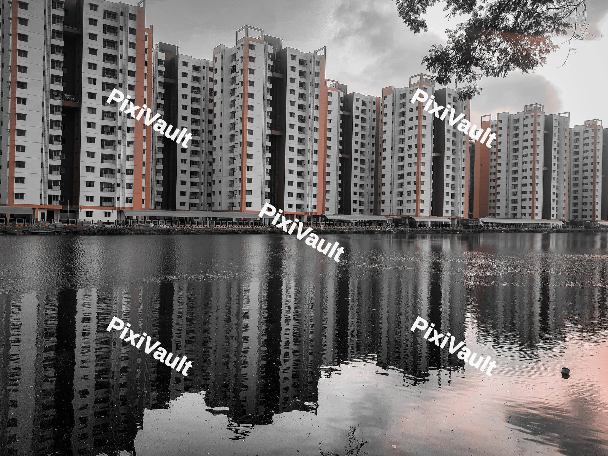 A complex of buildings
